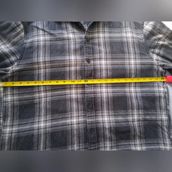 Hollister 100% Cotton Smokey Grey Flannel - Picture 10 of 12